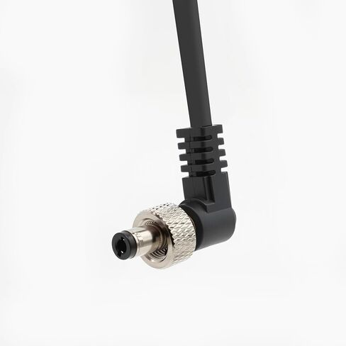 D-Tap to Locking DC 5.5x2.1mm /2.5mm Coiled Monitor Power Cable Suitable for Atomos Ninja V Shogun PIX-E7 PIX-E5 Hollyland Mars 400S Blackmagic Video Assist SmallHD 702, 16"-40" Black in Kuwait