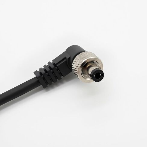 D-Tap to Locking DC 5.5x2.1mm /2.5mm Coiled Monitor Power Cable Suitable for Atomos Ninja V Shogun PIX-E7 PIX-E5 Hollyland Mars 400S Blackmagic Video Assist SmallHD 702, 16"-40" Black in Kuwait