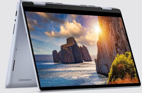 Dell Inspiron 14 7445 2-in-1 Laptop, 14" FHD+ Touchscreen, AMD Ryzen 5 8640HS(Beats i7-1255U), 32GB DDR5 RAM, 1TB PCIe SSD, Backlit KB, FP Reader, Type-C, FHD Webcam, Win 11 Home in Kuwait