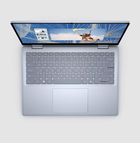 Dell Inspiron 14 7445 2-in-1 Laptop, 14" FHD+ Touchscreen, AMD Ryzen 5 8640HS(Beats i7-1255U), 32GB DDR5 RAM, 1TB PCIe SSD, Backlit KB, FP Reader, Type-C, FHD Webcam, Win 11 Home in Kuwait
