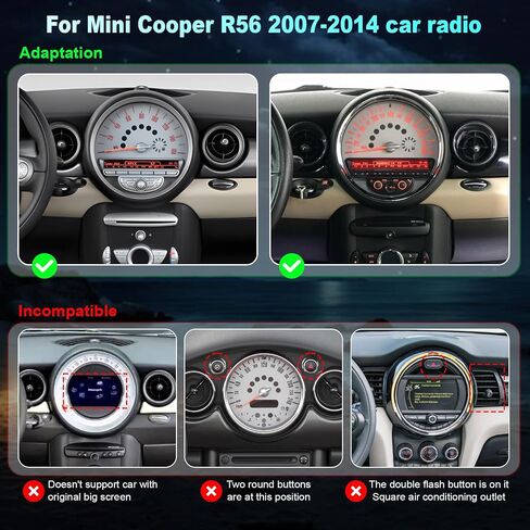 8 cores (4G RAM+64G ROM) Car Radio Stereo for Mini Cooper R56 2007-2014 in Kuwait