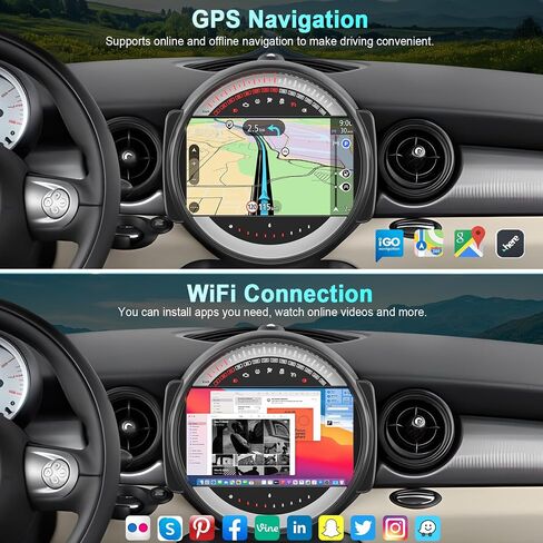 8 cores (4G RAM+64G ROM) Car Radio Stereo for Mini Cooper R56 2007-2014 in Kuwait