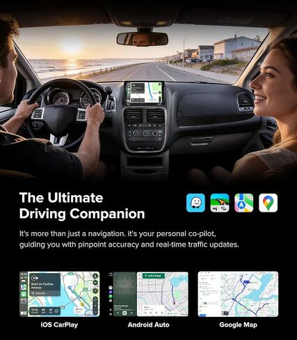 9" Wireless CarPlay Radio for Dodge Caravan 11-20 Chrysler 12-16 in Kuwait