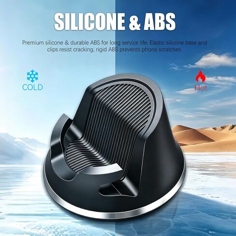 360 Degree Rotation Car Dashboard Phone Mount Anti-Slip in Kuwait