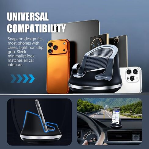 360 Degree Rotation Car Dashboard Phone Mount Anti-Slip in Kuwait