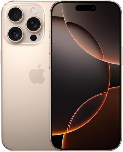 Apple iPhone 16 Pro, 128GB, Black Titanium - Unlocked (Renewed) in Kuwait