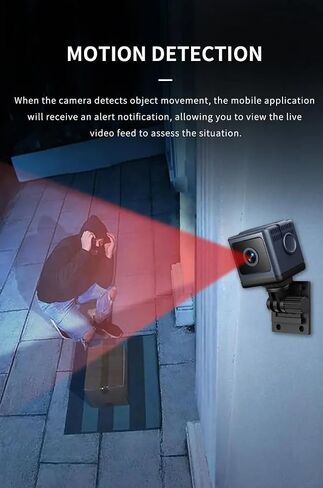 WEERSHUN W03 Smart WiFi Security Camera – 1080P HD, Night Vision, Motion Detection, Low Power, Smart Security Cameras, High Definition Camera FootageFour Modes to Switch at Will, 130° Wide-Angle in Kuwait