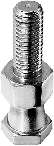 Kupo M10 x 25 Stud Convi Clamp Adapter, Chrome Plated with Hex End for Mounting Lights, Arms, and Accessories into Grip Clamps Used Across Professional Photography and Video Rigging Setups (KG000312) in Kuwait