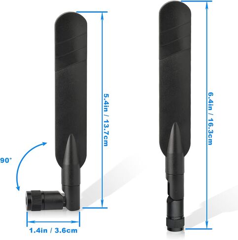 Eightwood 5dBi 4G LTE Antenna, Omnidirectional SMA Male Antenna (2-Pack) in Kuwait