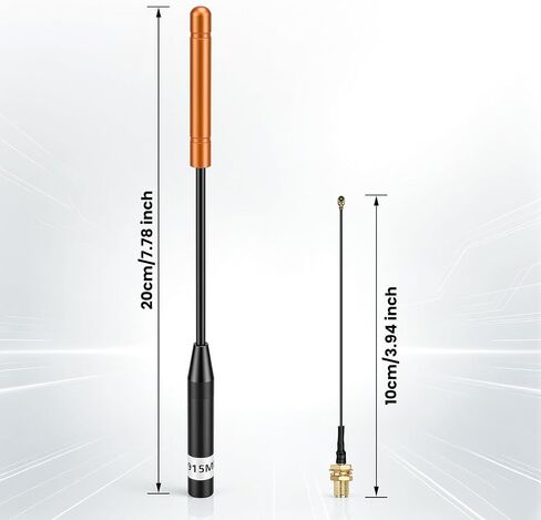 915MHz LoRa Antenna, Whip Antenna 20cm, Meshtastic 10dBi Gain, Orange 2Pcs in Kuwait