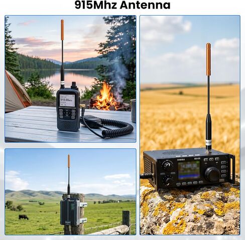 915MHz LoRa Antenna, Whip Antenna 20cm, Meshtastic 10dBi Gain, Orange 2Pcs in Kuwait