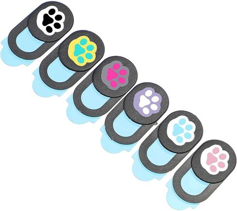 6 Pcs Paw Pattern Webcam Cover Slider for Laptop Tablet Privacy in Kuwait