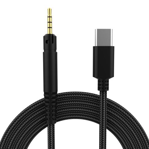 USB C to 2.5mm Audio Cable Compatible with Sennheiser HD598 HD598SE HD598SR HD598CS HD599 HD579 HD560S HD558 HD518 Headphones, Type-c to 2.5mm Aux Cord for iPhone 15 16 PC Smartphone, 5FT in Kuwait