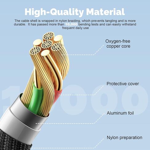 USB C to 2.5mm Audio Cable Compatible with Sennheiser HD598 HD598SE HD598SR HD598CS HD599 HD579 HD560S HD558 HD518 Headphones, Type-c to 2.5mm Aux Cord for iPhone 15 16 PC Smartphone, 5FT in Kuwait