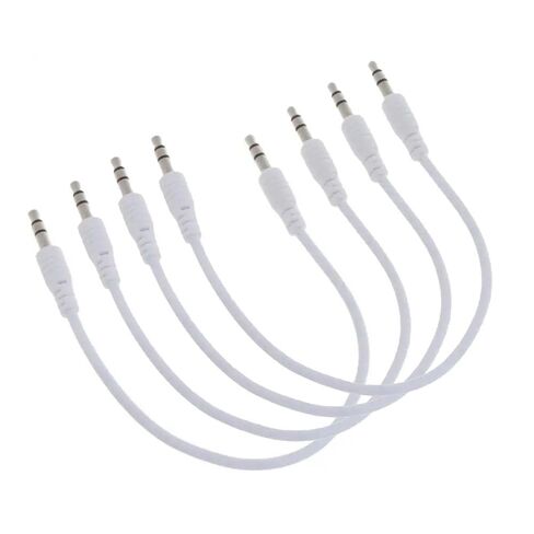 4 Pack Short Audio Cable 11 Inch 3.5mm Aux Cable 3.5mm Male to Male TRS Audio Stereo Audio Cable for VR Headset Headphone Car Stereo Phone Music Mixer Speaker Wireless Mic Receiver Desktop PC in Saudi Arabia