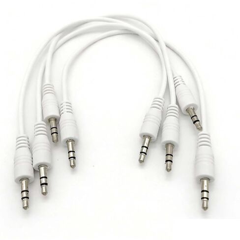 4 Pack Short Audio Cable 11 Inch 3.5mm Aux Cable 3.5mm Male to Male TRS Audio Stereo Audio Cable for VR Headset Headphone Car Stereo Phone Music Mixer Speaker Wireless Mic Receiver Desktop PC in Saudi Arabia