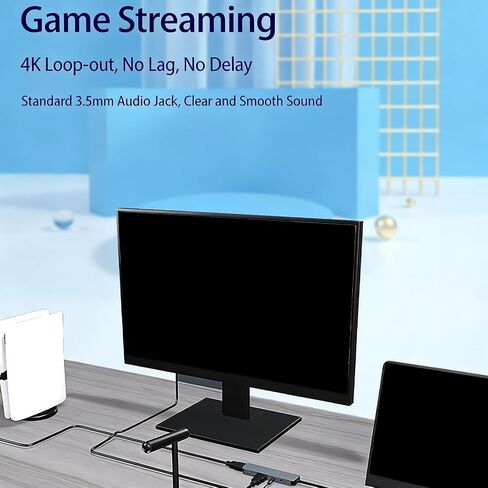 Advanced USB3.0 4K UHD Video Captures Card with Double Interfaces Type C and USB3.0 for Live Streaming Gaming and Applications Double Interfaces in Saudi Arabia