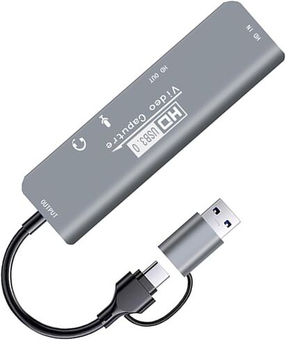 Advanced USB3.0 4K UHD Video Captures Card with Double Interfaces Type C and USB3.0 for Live Streaming Gaming and Applications Double Interfaces in Saudi Arabia