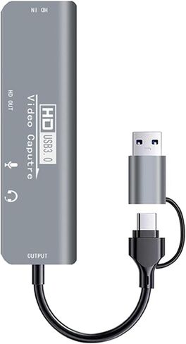 Advanced USB3.0 4K UHD Video Captures Card with Double Interfaces Type C and USB3.0 for Live Streaming Gaming and Applications Double Interfaces in Saudi Arabia