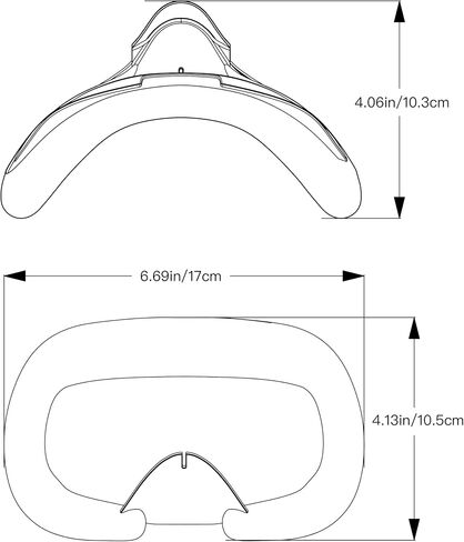 Silicone Face Cover for Meta Quest 3 - Skin-Friendly Anti-Sweat VR Face Pad with Ventilation & Lightproof Design (Blue) in Kuwait