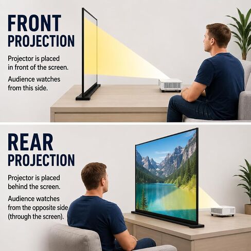 Japard 250 inch Projector Screen Outdoor Night Home Theater 4K Full HD in Saudi Arabia