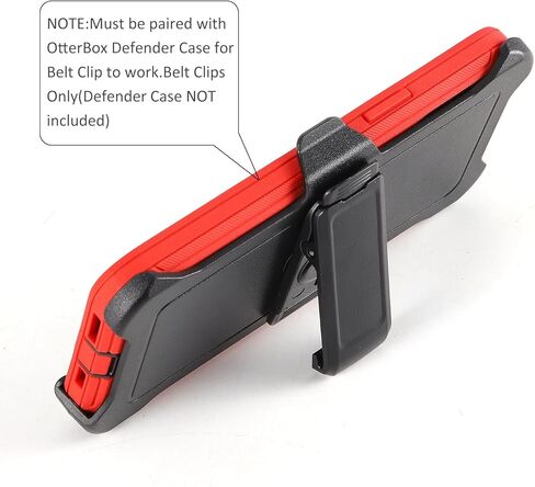 2 Pack Replacement Belt Clip Holster for Samsung Galaxy S10 OtterBox Defender Series Case | Clip for Belt Holder (Case Not Included) in Saudi Arabia