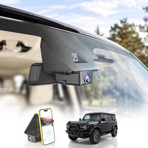 OEM-Style 4K Dash Cam for Ford Bronco 2021 2022 2023 2024 2026(Model A) in Kuwait