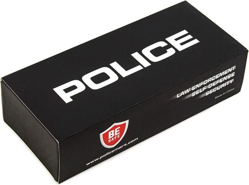 POLICE Stun Gun for Self Defense 2101 – High Voltage Rechargeable with LED Flashlight & Siren Alarm – Compact & Heavy Duty – Personal Security for Women & Men – Black in Kuwait