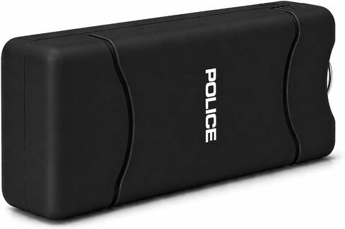 Police Stun Gun for Self Defense 801 Mini Rechargeable LED Flashlight Black in Kuwait