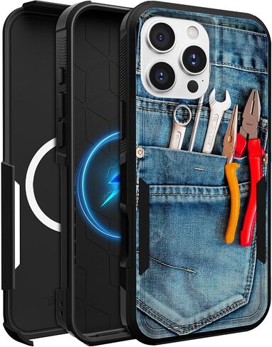 for iPhone 17 Pro Max Case Heavy Duty Protection, Camo in Saudi Arabia