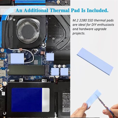 Graphene Copper Heatsink for M.2 2280 NVMe SSD, Pack of 1 in Kuwait