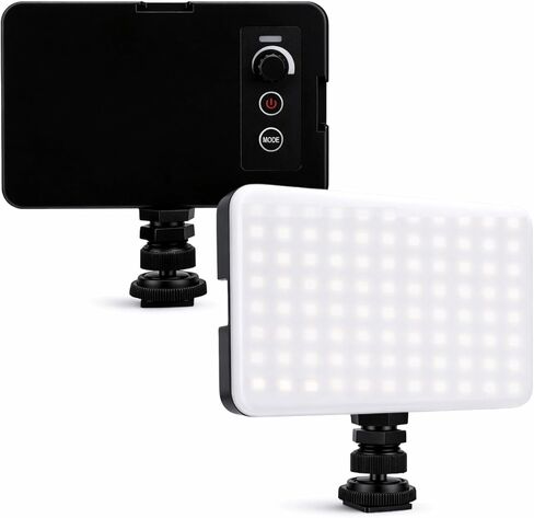 Fabater 91 LEDs Video Light on Camera, 3200K to 6500K Color Dimmable in Kuwait