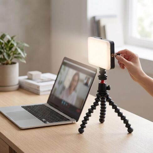 Fabater 91 LEDs Video Light on Camera, 3200K to 6500K Color Dimmable in Kuwait