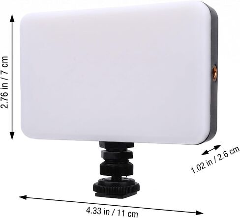 Fabater 91 LEDs Video Light on Camera, 3200K to 6500K Color Dimmable in Kuwait