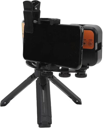 Camera Fill Light, Portable, Dimmable, Wireless, Rechargeable, Photography Light for Artwork, 2 Pieces, ABS Aluminum in Kuwait