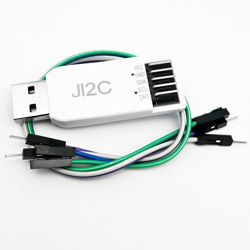 JI2C USB to I2C Adapter & EEPROM Debugger | Multi-Device Support, Real-Time Curve Plotting, Fast Read/Write for I2C Registers - Windows Compatible in Kuwait