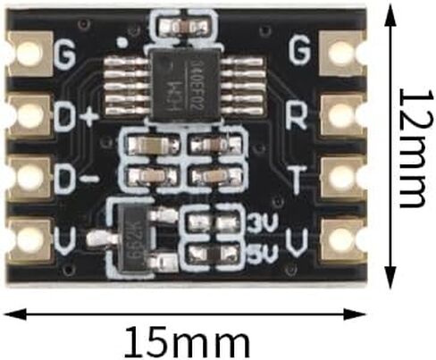 2Pcs ZY-CH340E Module USB to TTL Serial UART Module Flashing Downloader in Saudi Arabia