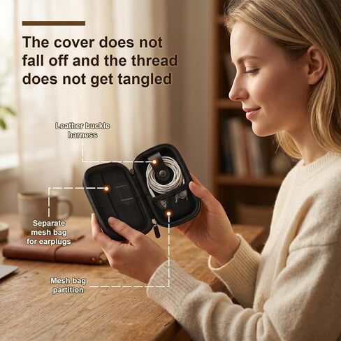 ANKHOH IEM Case for Wired Earbuds for Linsoul KZ ZS10 for Shure ForTRUTHEA in Kuwait