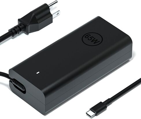 65W USB-C Laptop Charger Compatible with Dell Latitude 5540 5530 5520 5450 7530 7440 7430 XPS 13 9250 9350 9360 9365 Adapter Power Cord in Saudi Arabia