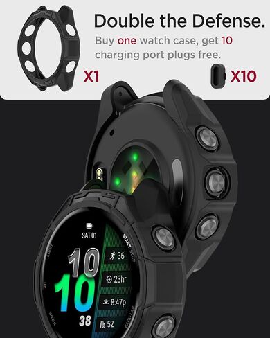 Miimall Rugged Case for Garmin Forerunner 970 Cover for Women Men in Kuwait
