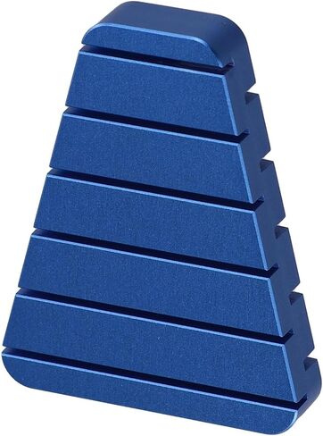 Fly Tying Tool Dubbing Hackle Holder, Aluminum Feather Folding Block for Fly Fishing Vise Work, Duck Feather Clamp Accessory(blue) in Kuwait