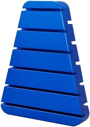 Fly Tying Tool Dubbing Hackle Holder, Aluminum Feather Folding Block for Fly Fishing Vise Work, Duck Feather Clamp Accessory(blue) in Kuwait