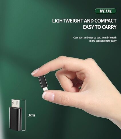 Micro USB Charging Adapter(3 Pack) Lightning Female to Micro USB Male Charger Adapter for Apple for iPhone Cable Compatible with Samsung S7 S6 Edge+ S7Active Note5 Android Phone Jack Adapters in Kuwait
