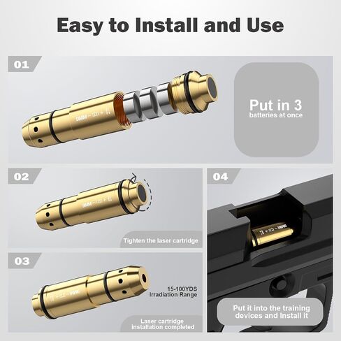 9mm Laser Training Cartridge Dry Fire Target for Dry Fire Training System in Kuwait