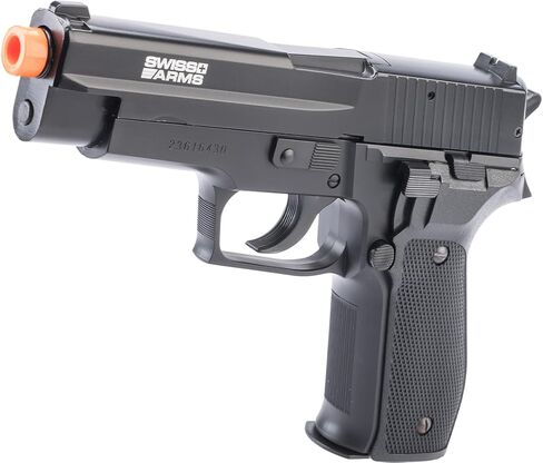 Evike Airsoft - Swiss Arms Licensed 226 Collector's Edition Spring Powered Airsoft Pistol (Color: Black) in Saudi Arabia