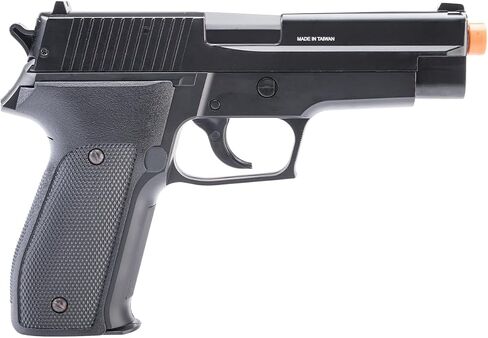 Evike Airsoft - Swiss Arms Licensed 226 Collector's Edition Spring Powered Airsoft Pistol (Color: Black) in Saudi Arabia