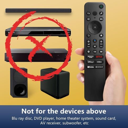 Voice Remote for Sony-TV-Remote Control Replacement, for All Sony Bravia Google Smart TVs Series with Voice Function in Kuwait