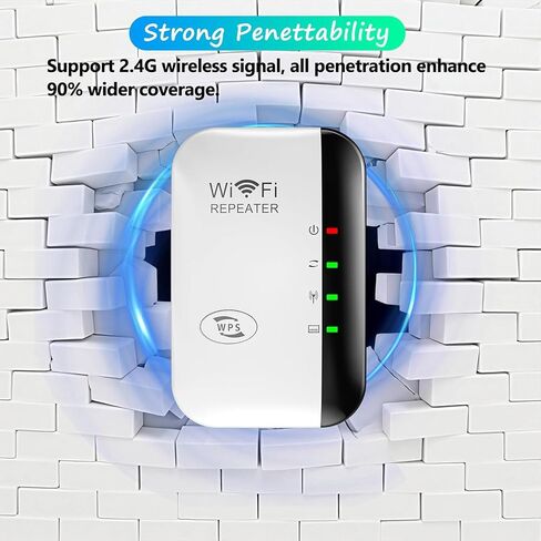 Jancane WiFi Extender Signal Booster Up to 5800sq.ft and 55 Devices in Kuwait