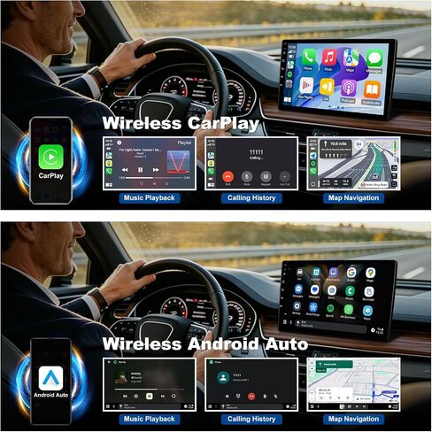 Linux 9-inch Car Stereo for Nissan Frontier Xterra 2009-2012 IPS Touchscreen Screen Car Radio with Carplay & Android Auto Support Aftermaket Camera FM Bluetooth SWC in Kuwait