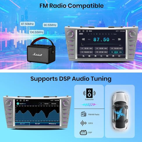 [4‑core] EagleNav Car Radio Stereo for Toyota Camry 2007-2011 in Kuwait